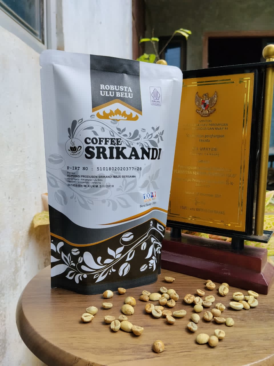 produk kopi bubuk premium pelangi